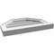 Ekena Millwork Octagonal Top Surface Mount PVC Gable Vent w/ 2"W x 2"P Brickmould Sill Frame, 20"W x 14"H GVPOT20X1403SN - alternate 2